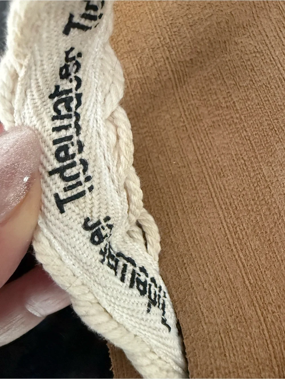 Tidewater Women’s Nantucket Harbor White Braided Rope Flip Flops Size 9/10 L